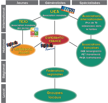 Structure du mouvement associatif français et international