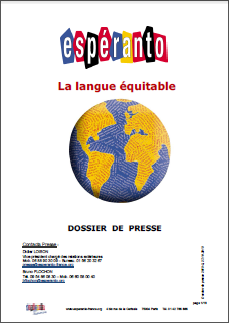 Dossier de presse d'Espéranto-France