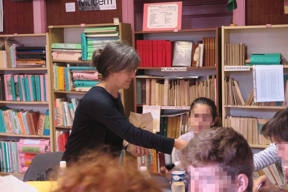 Visite au musée de l'espéranto de Gray