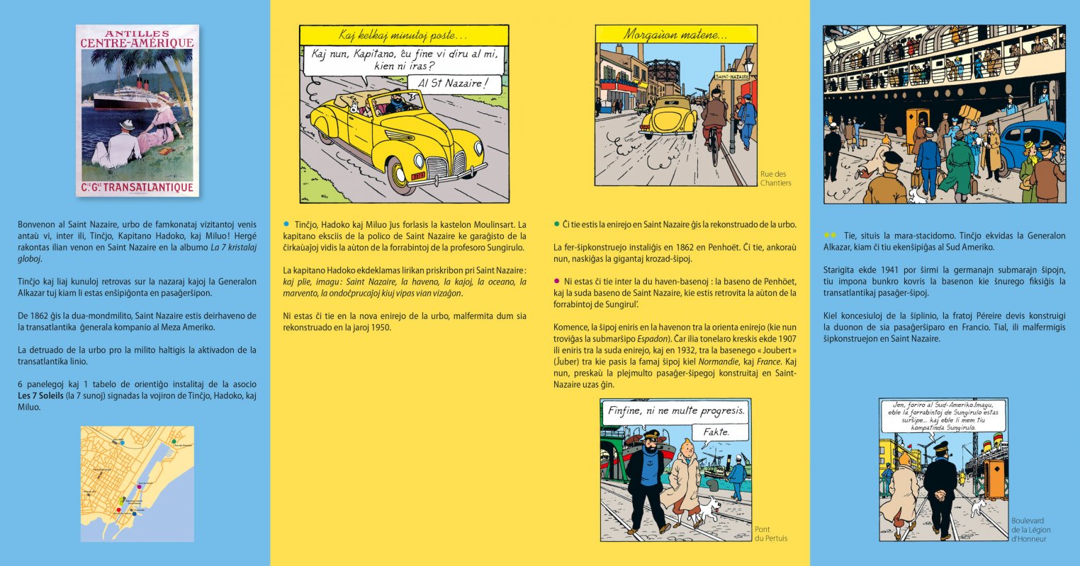 Dépliant « Dans les pas de Tintin » - page 2