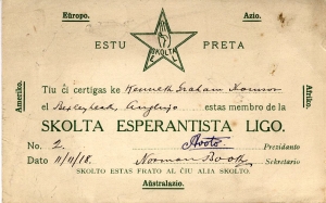 Skolta Esperantista Ligo (SEL) - membrokarto